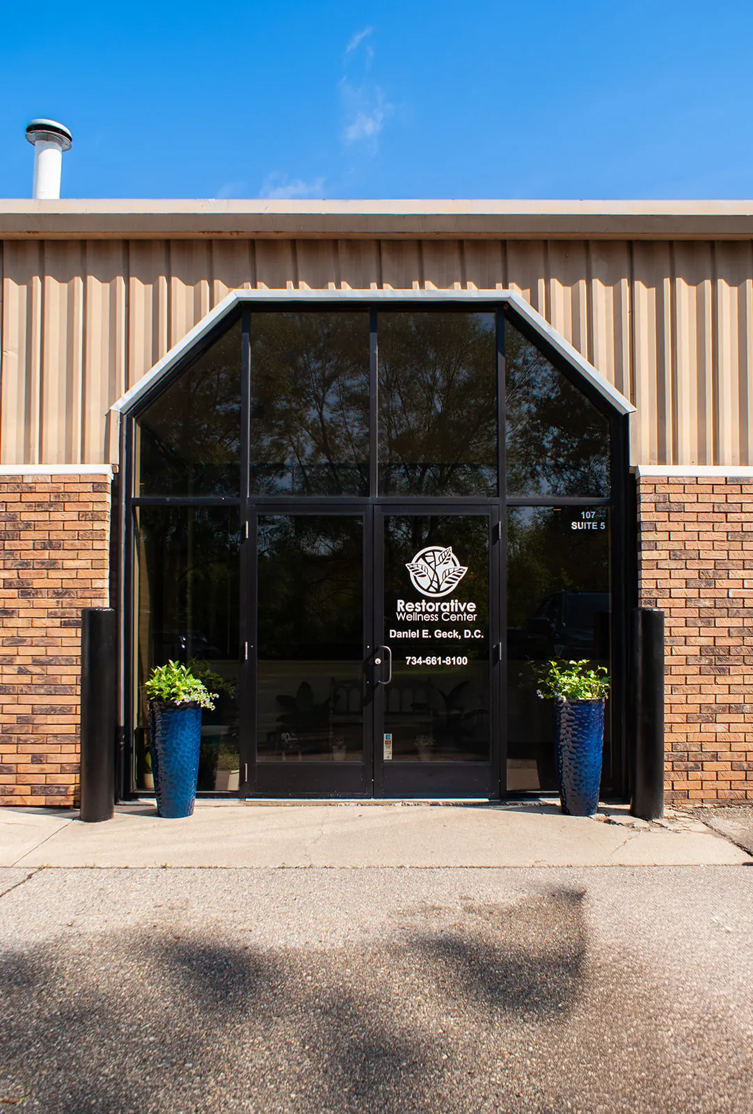 Exterior of Restorative Wellness Center in Ann Arbor, MI